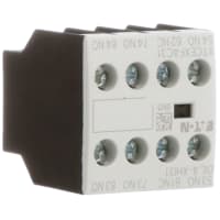 El auxiliar entra en contacto con, 3NO-1NC, 16A, montaje del frente, tornillo Calmp, enmarca A.C., serie de XT