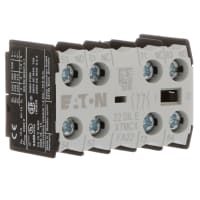 El auxiliar entra en contacto con, 2NO-2NC, 10A, montaje del frente, abrazaderas del tornillo, enmarca A, serie de XT