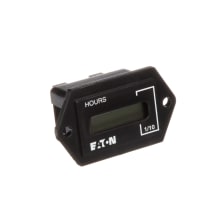 Artesone el metro, hora, elec, Lcd, recorte 1.45X0.95 ", el empuje de 6, 0.2 " Digh, Accy +-1%