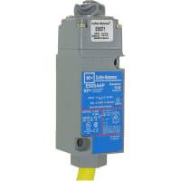 El interruptor de límite, FÁBRICA RESISTENTE E50 SELLÓ 6P+, BOTÓN SUPERIOR, 1NO/1NC