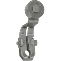 Cambie del operador de palanca de longitud del brazo el rodillo 1.5 rotatorio compensado del metal de la pulgada