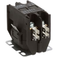 Contactor definido del control del propósito, 2 poste, 30A, bobina de 120 VAC