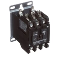 Contactor definido del control del propósito, 3 poste, 40A, bobina de 24 VAC