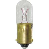 Lámpara, bulbo del reemplazo, incandescente, T3 1/4, BA9s, base de bayoneta, 6.3V