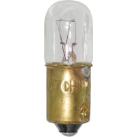 Lámpara, bulbo del reemplazo, incandescente, T3 1/4, BA9s, base de la bayoneta, 24V