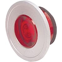 Accesorio, botón, lente roja para de movimiento reciproco iluminada, serie E34