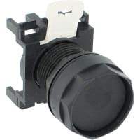 Pieza de Switch, operator de Pushbtn, 25m m Blackbtn, Flush, action de Alternate, mnt de 22m m