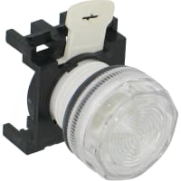 La pieza del indicador, lente, montaje del panel de 22m m, claro, cabe la serie E22