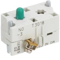 Botón resistente, bloque del contacto, Spst, 1No, 10250T, serie 10250T
