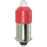El reemplazo condujo las lámparas, para 10250T, E34 y E22 las unidades, rojo, continuo, 24 Vac/Dc