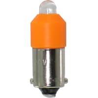 Lámparas del reemplazo LED, para E34 y E22 las unidades, naranja, continua, 24 Vac/dc