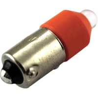 Lámpara, LED, 120 VAC/VDC, rojo, para el uso con E34 los botones de la serie 30m m