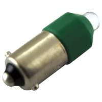 Botón, conducido, verde, 120 VAC/DC