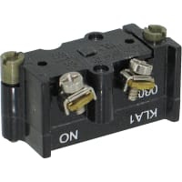 Cambie la parte, bloque del contacto, Spst, 1No, UL Csa, serie E30