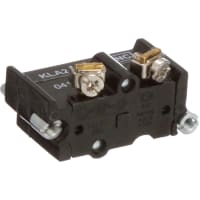 Cambie la parte, bloque del contacto, Spst, 1Nc, UL Csa, serie E30
