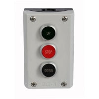 Control de la estación/del alzamiento de control, botón de 3, UP/STOP/DOWN, NEMA13, serie M22
