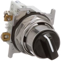 El interruptor mantenido del selector, 2 coloca la perilla, 1NO 1NC, 30.5m m, serie 10250T