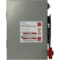 Interruptor de seguridad No-Fusible, 30A/3P HeavyDuty, nema 600V 12