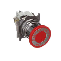 E-Pare el botón, 40m m, 2-Pos, LED, 1LONC, serie 10250T