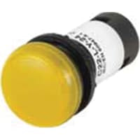 Serie amarilla C22 del montaje 120VAC IP67/IP69K del panel del indicador del LED