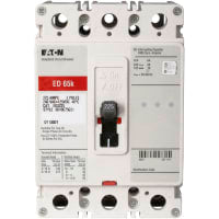 Molded Caso Circuit Breakers 3 Pole 225A Thermal Magnetic FD Frame C Series