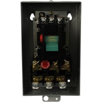 Arrancador manual del motor, nema 1 incluida, operador del interruptor a palanca