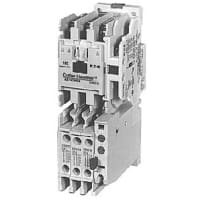 Arrancador de DOL, 3Pole, IEC, 120VAC@60Hz, 110VAC@50Hz bobina, 1NO contacto aux., marco de B