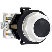 Botón rasante, negro, serie HT800