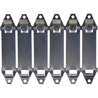 Accesorios del interruptor, placa de montaje de 6 poste, serie de QC