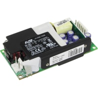 Fuente de alimentación, AC-DC, 5V, 10A, 90-132/180-264V adentro, marco abierto, montaje del panel, serie de LFVTL
