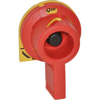 Desconecte el interruptor, fusible, manija operación roja/amarilla de Padlockable, de Off/On