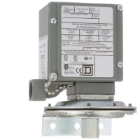 Interruptor de presión, 0.2-10 PSI, puerto de 1/4 NPTF, SPDT, UL CSA, serie 9012G