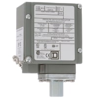 Interruptor de presión, 3-150 PSI, puerto de 1/4 NPTF, SPDT, UL CSA, serie 9012G