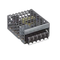 Power Supply, AC-DC, 12V, 1.3A, 100-264V adentro, Enclosed, Pnl Mnt, Embedded, 16W, RS Series