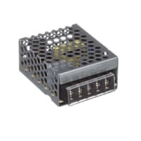 Power Supply, AC-DC, 24V, 0.625A, 100-264VIn, Enclosed, Pnl Mnt, Embedded, 15W, RS Series
