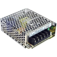 Fuente de alimentación, AC-DC, 24V, 1.5A, 88-264V adentro, incluido, Pnl Mnt, encajado, 36W, serie de RS