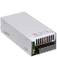 Fuente de alimentación, AC-DC, 24V, 27A, 100-264V adentro, incluido, carril del estruendo, PFC, serie HRPG-600