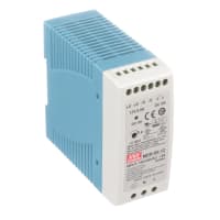 Fuente de alimentación, AC-DC, 12V, 5A, 100-264V adentro, incluido, estruendo, PFC, industrial, 60W, serie de MDR