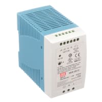 Fuente de alimentación, AC-DC, 12V, 7.5A, 100-264V adentro, incluido, carril del estruendo, PFC, 90W, serie de MDR