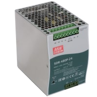 Fuente de alimentación, AC-DC, 24V, 20A, 100-264V adentro, incluido, carril del estruendo, PFC, 480W, serie del SDR