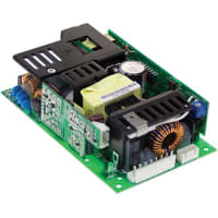 Power Supply, AC-DC, 12V, 9.1A, 100-264V adentro, Open Frame, Panel Mnt, Medical, RPS Series