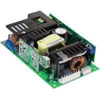 Power Supply, AC-DC, 48V, 3.25A, 100-264V adentro, Open Frame, Pnl Mnt, Medical, RPS Series