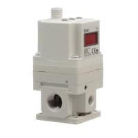 Regulador neumático, 1500L/min, .005-.9MPa, 0-10VDC adentro, 1-5VDC hacia fuera, 3/"8 NPT | SMC