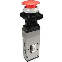 Válvula de control manual neumática básica, NPT 1/4, ADC 1/4 NPT, - 5 - +60degC