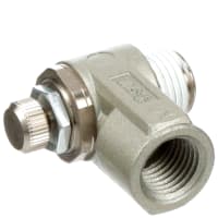 Apresure el regulador, metro hacia fuera, el codo, 1/4 NPT, aire, latón, sellante, COMO serie