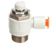 Apresure el regulador, metro hacia fuera, codo, tubo de 3/8 NPT 1/4, aire, PBT, COMO serie | SMC