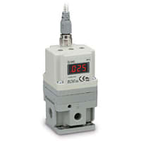 Regulador neumático, gama de .005-.9MPa, 24VDC, 1/4 puerto, serie de ITV