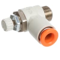 Apresure el regulador, codo, tubo portuario 1/4, un tacto de 1/8 NPT, aire, PBT, COMO serie | SMC