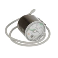 GAUGE With PRESSURE SWITCH, 1/8 pinta BCK MNT