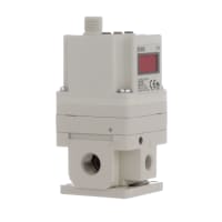 Regulador neumático, 1500L/min, .005-.9MPa, 0-10VDC adentro, 1-5VDC hacia fuera, 1/4 " NPT